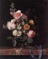 Aelst, Willem van - Vase of Flowers with Watch